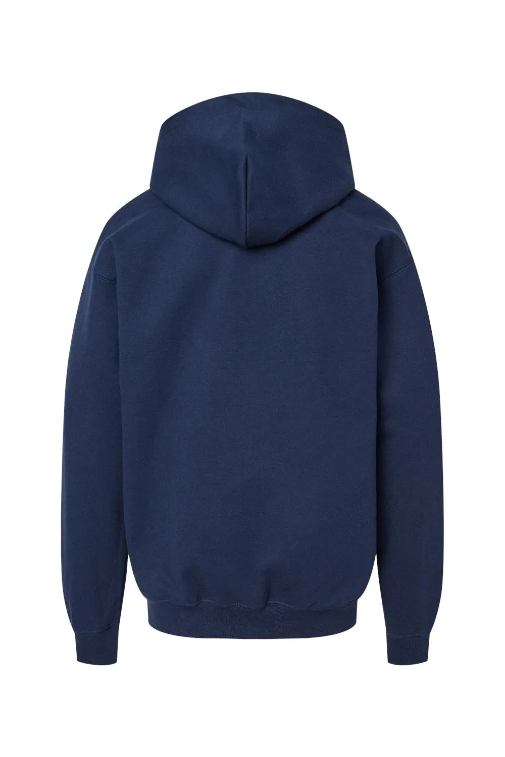 Gildan Jugend Softstyle Kapuzenpullover Hoodie mit Kangaroo-Tasche - Marineblau