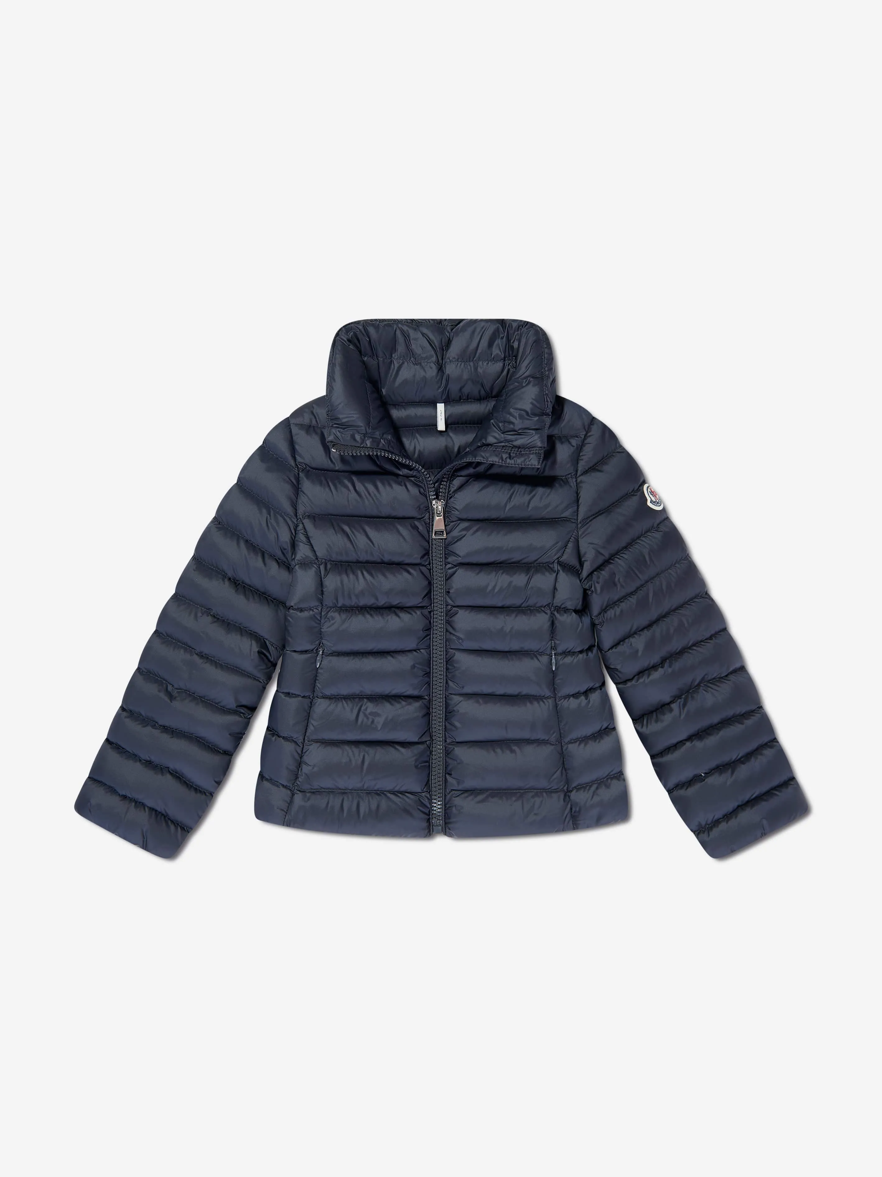 Gepolsterte Daunenjacke für Mädchen in Marineblau