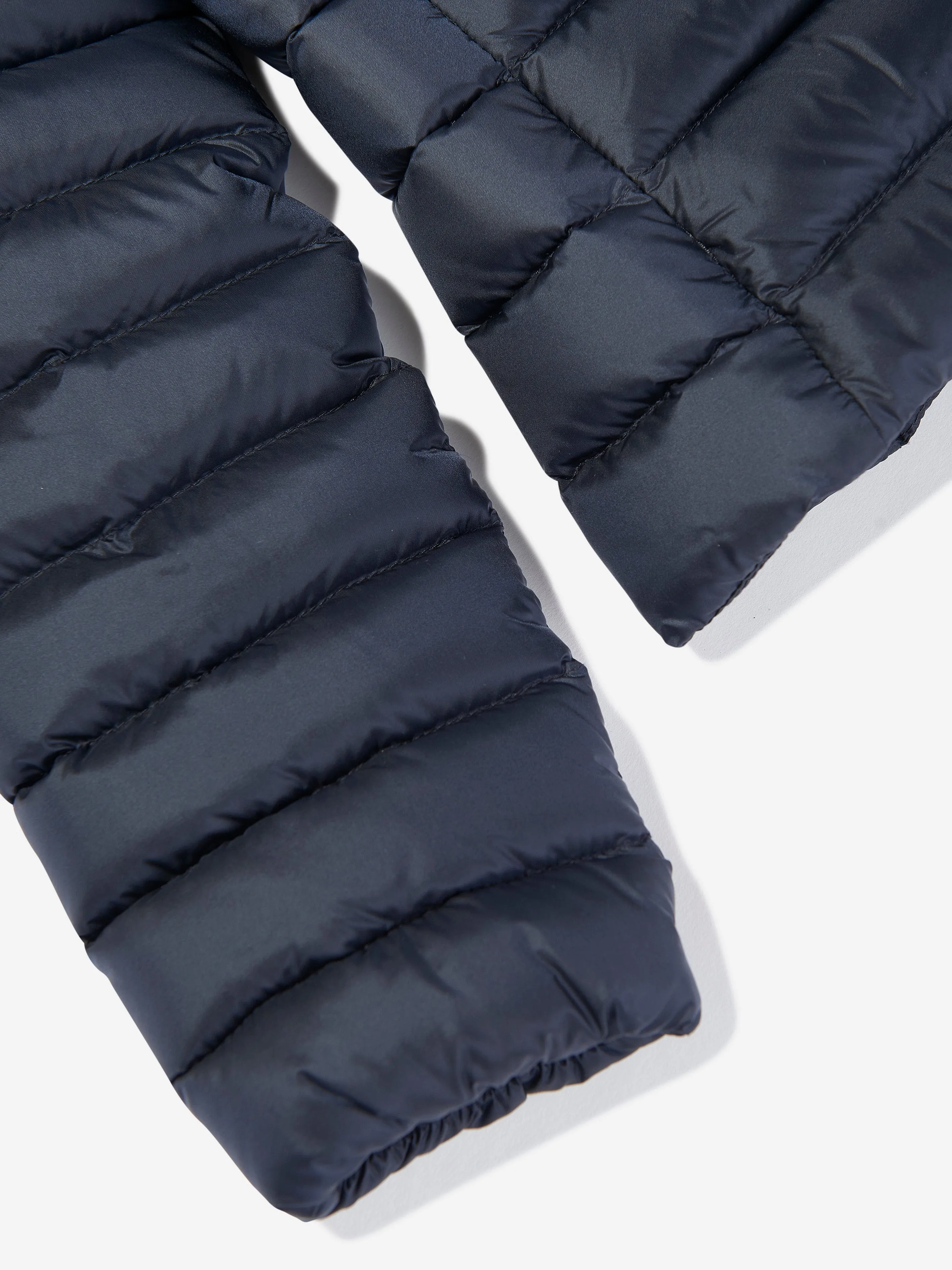 Gepolsterte Daunenjacke für Mädchen in Marineblau