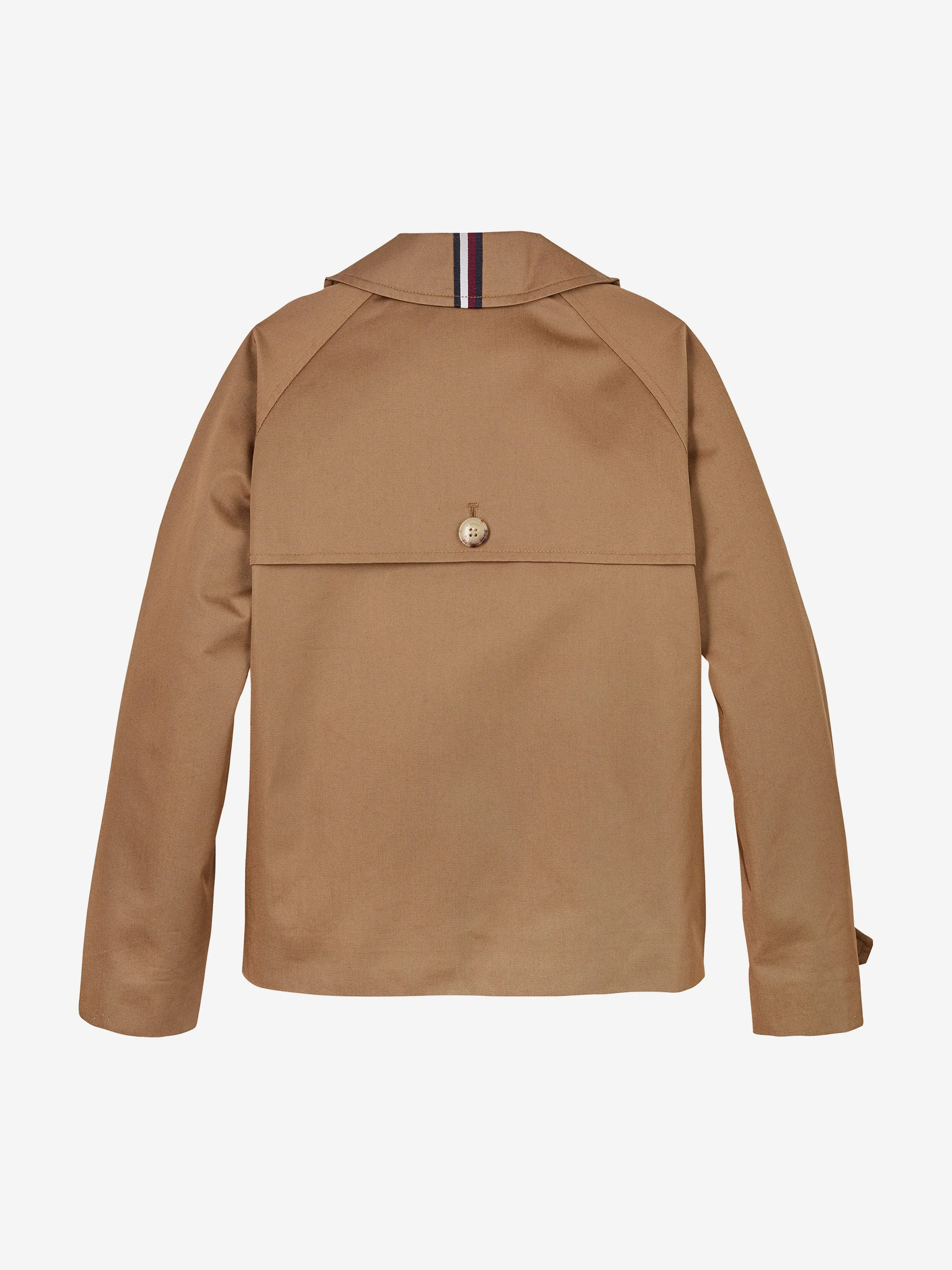 Braune Kurze Baumwolljacke für Mädchen