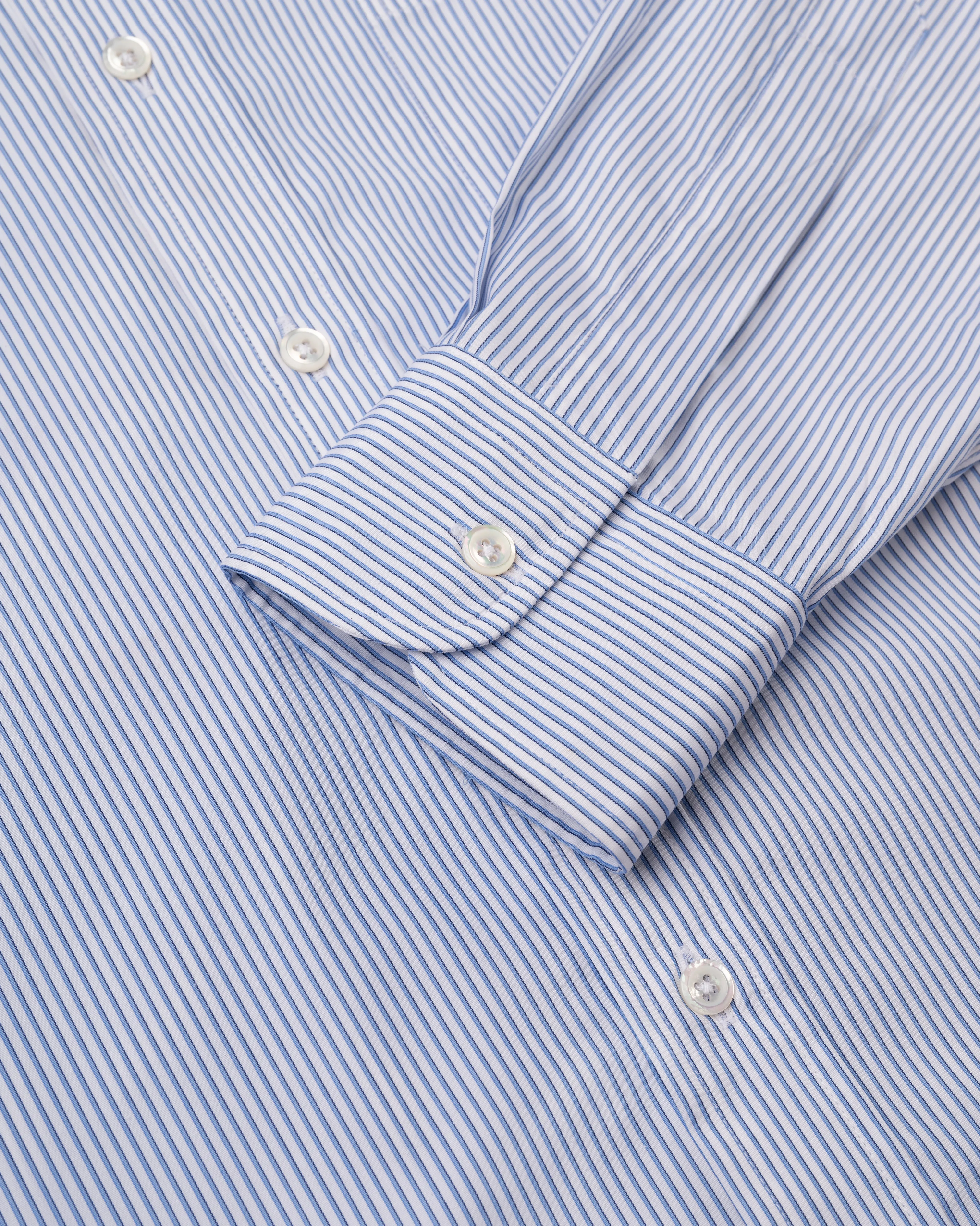 GOLD LABEL HEMD - BLAUER SCHATTENSTREIFEN