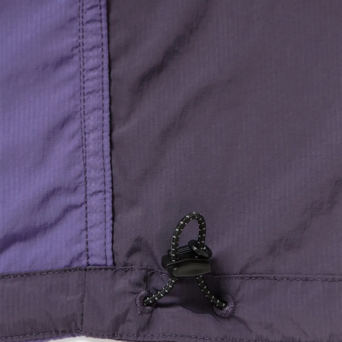 Gramicci x And Wander Damen Patchwork Wind Hoodie Mehrfarbig Lila