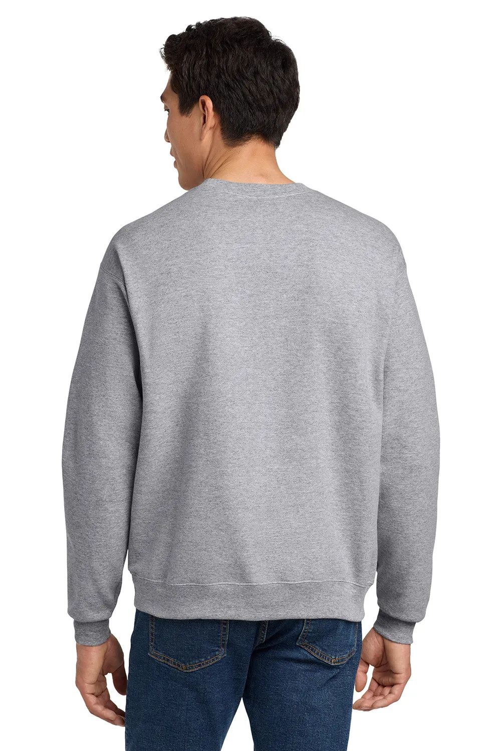 Hanes Herren EcoSmart Print Pro XP pillingresistente Fleece-Crewneck-Sweatshirt - Lichtstahlgrau
