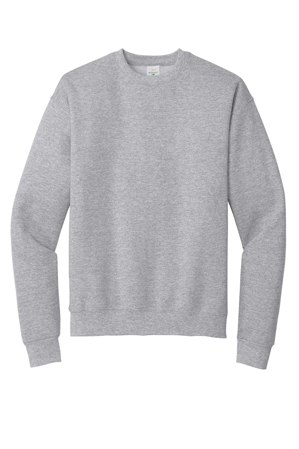 Hanes Herren EcoSmart Print Pro XP pillingresistente Fleece-Crewneck-Sweatshirt - Lichtstahlgrau