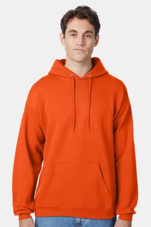 Hanes Herren EcoSmart Print Pro XP pillenresistente Kapuzenpullover Hoodie mit Beuteltasche - Orange