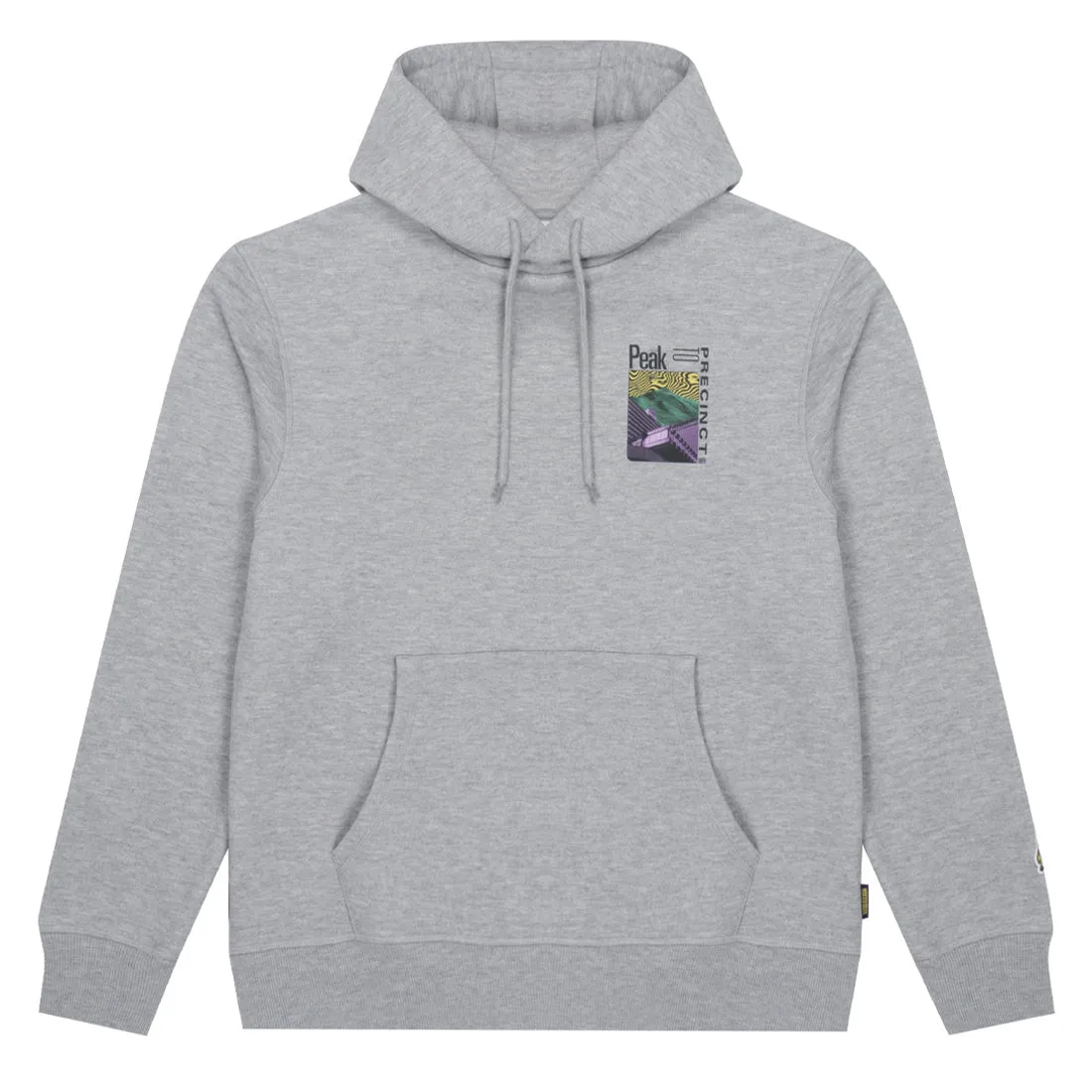 Hikerdelic Hotel Hoodie Grau Meliert