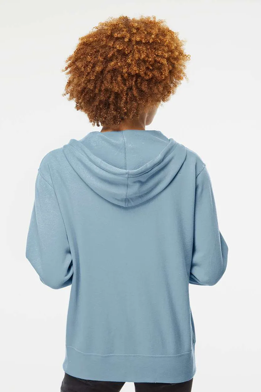Independent Trading Company Herren Kapuzenpullover mit Reißverschluss und Taschen - Dunstblau