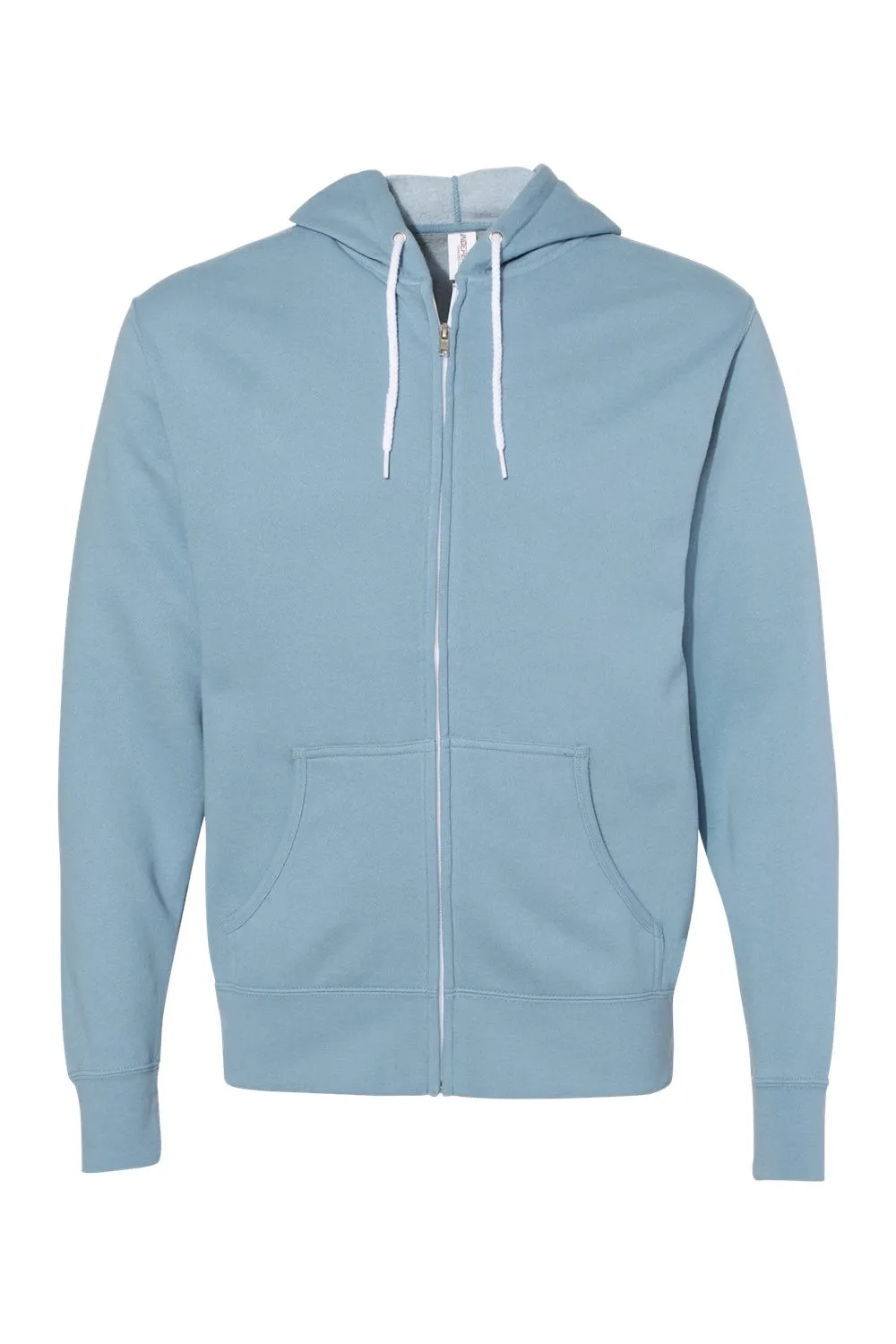 Independent Trading Company Herren Kapuzenpullover mit Reißverschluss und Taschen - Dunstblau
