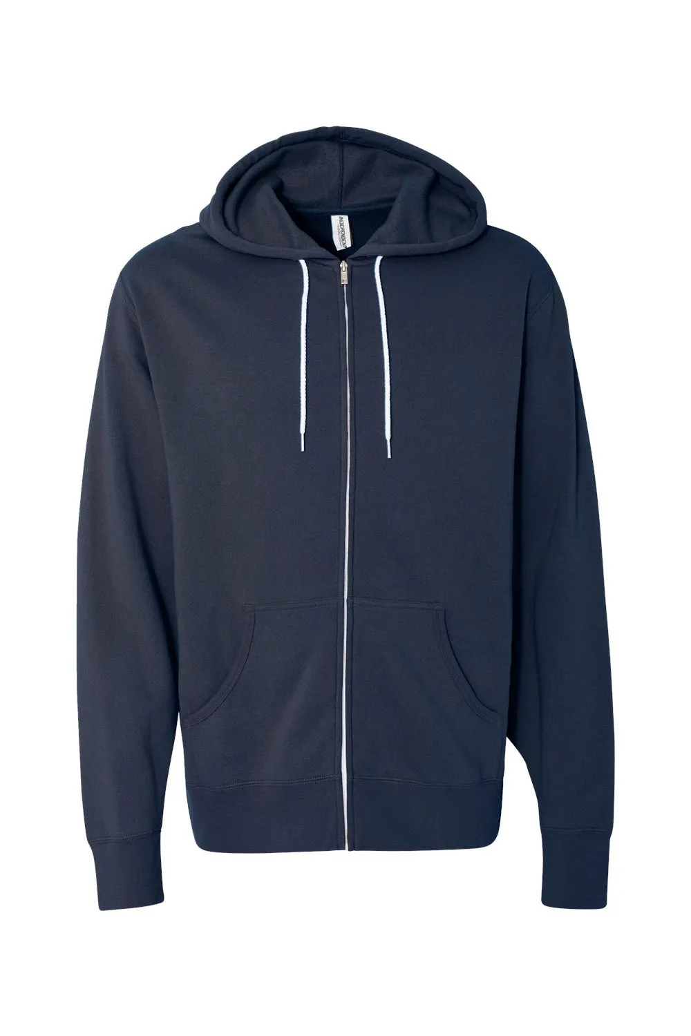 Independent Trading Company Herren Kapuzenpullover mit Reißverschluss und Taschen - Schieferblau