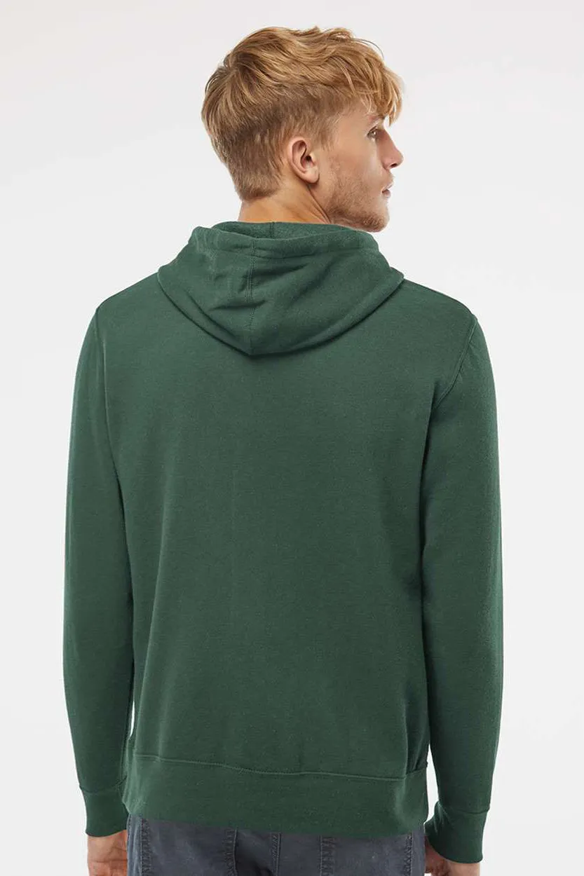 Independent Trading Company Herren Kapuzenpullover Hoodie mit Kangaroo-Tasche - Alpingrün