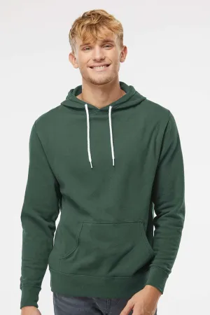 Independent Trading Company Herren Kapuzenpullover Hoodie mit Kangaroo-Tasche - Alpingrün