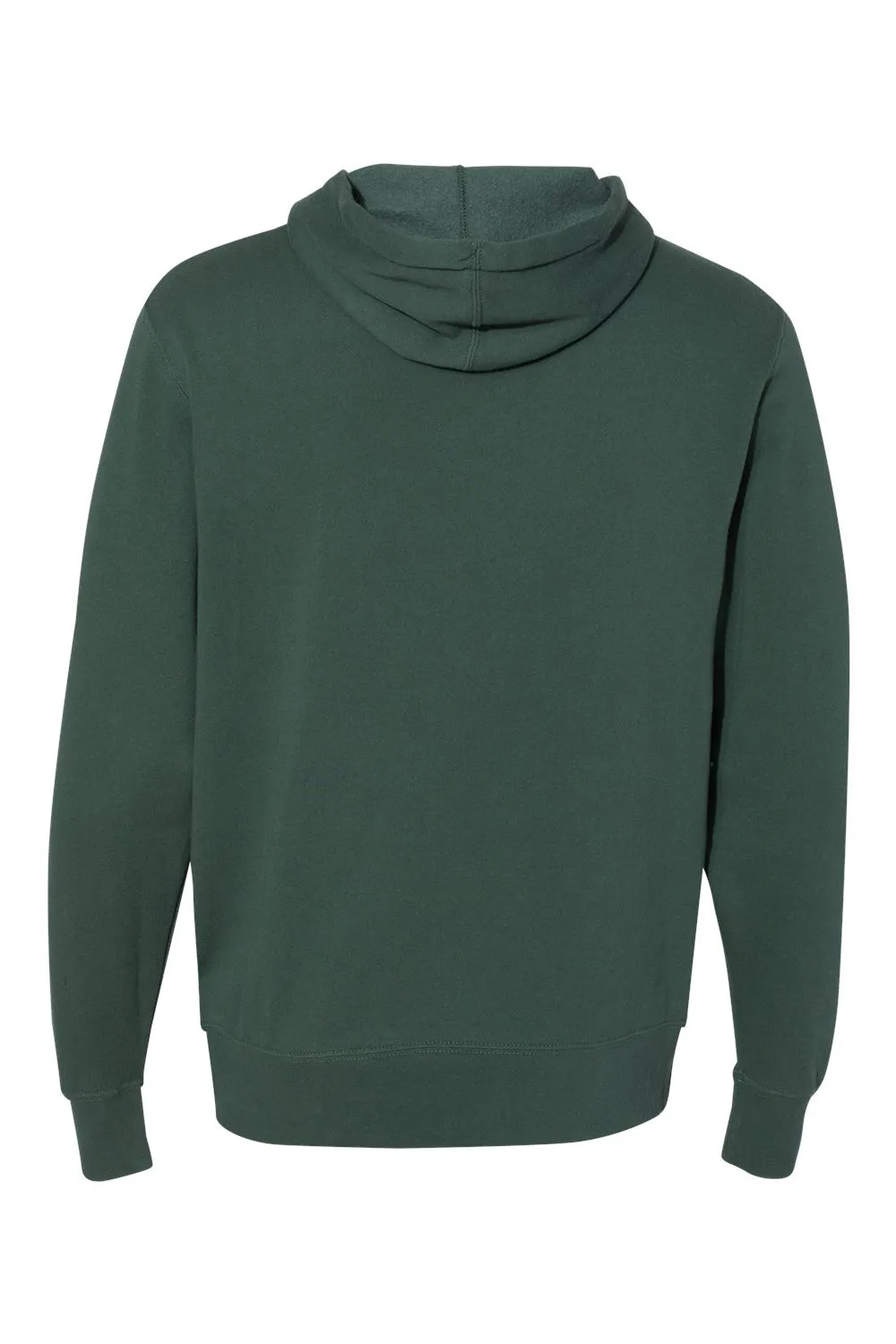 Independent Trading Company Herren Kapuzenpullover Hoodie mit Kangaroo-Tasche - Alpingrün