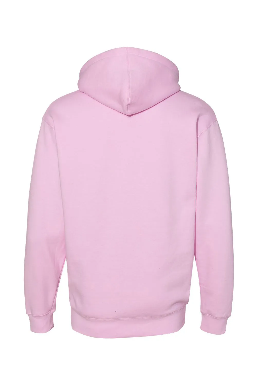 Independent Trading Company Herren Kapuzenpullover Hoodie mit Kangaroo-Tasche - Hellrosa