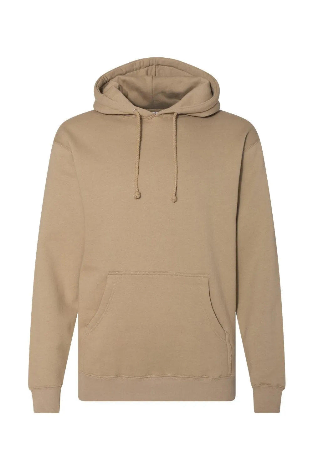 Independent Trading Company Herren Kapuzenpullover Hoodie mit Kangaroo-Tasche - Sandstein Braun