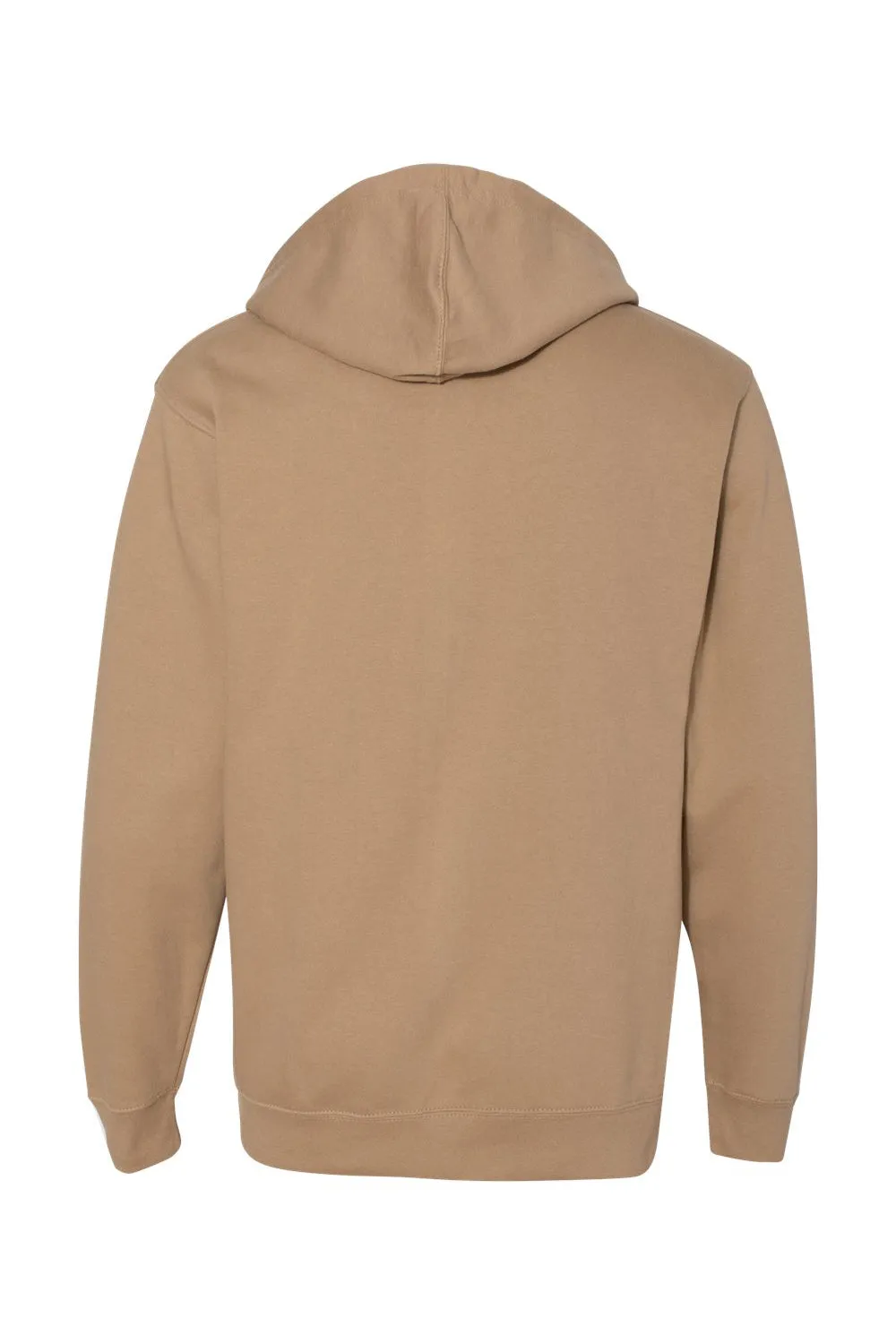 Independent Trading Company Herren Kapuzenpullover Hoodie mit Kangaroo-Tasche - Sandstein Braun