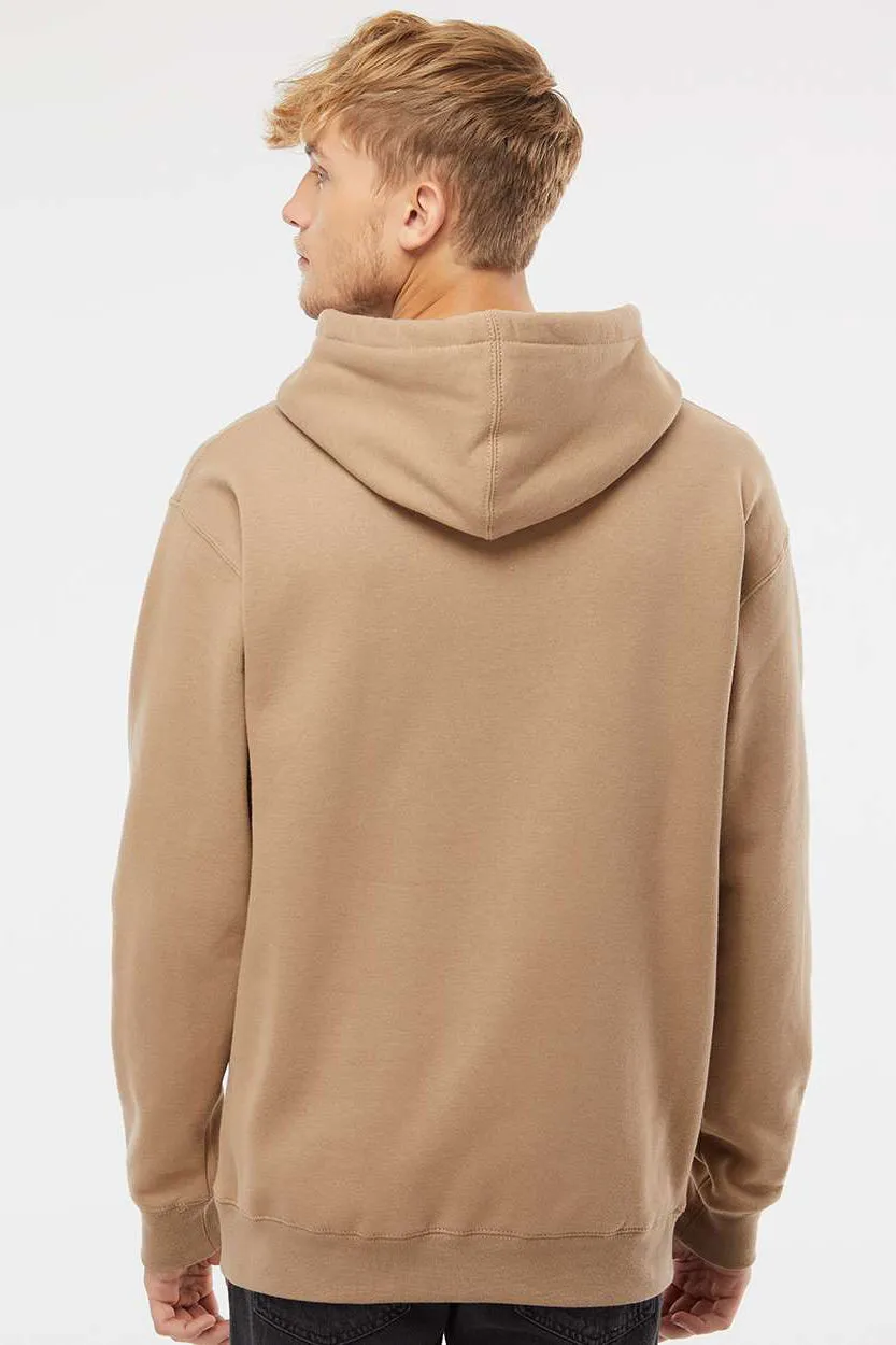 Independent Trading Company Herren Kapuzenpullover Hoodie mit Kangaroo-Tasche - Sandstein Braun