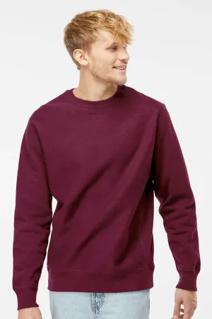 Independent Trading Company Mens Legend Crewneck Sweatshirt - Maroon