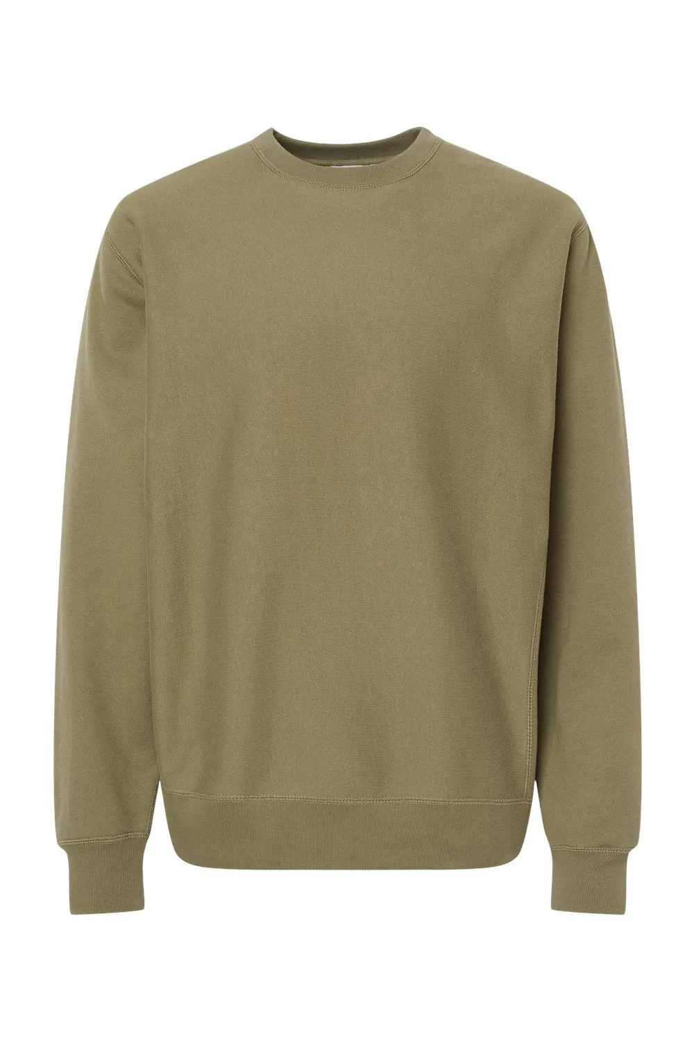 Independent Trading Company Herren Legend Crewneck Sweatshirt - Olivgrün