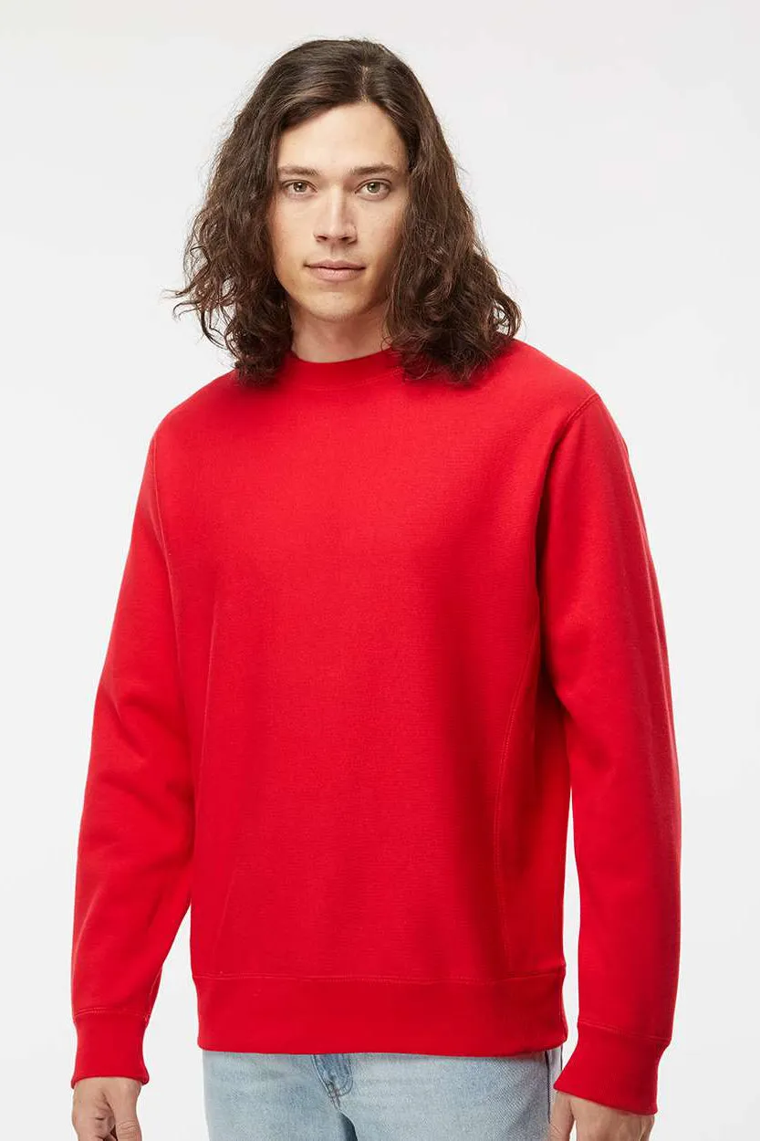 Independent Trading Company Herren Legend Crewneck Sweatshirt - Rot