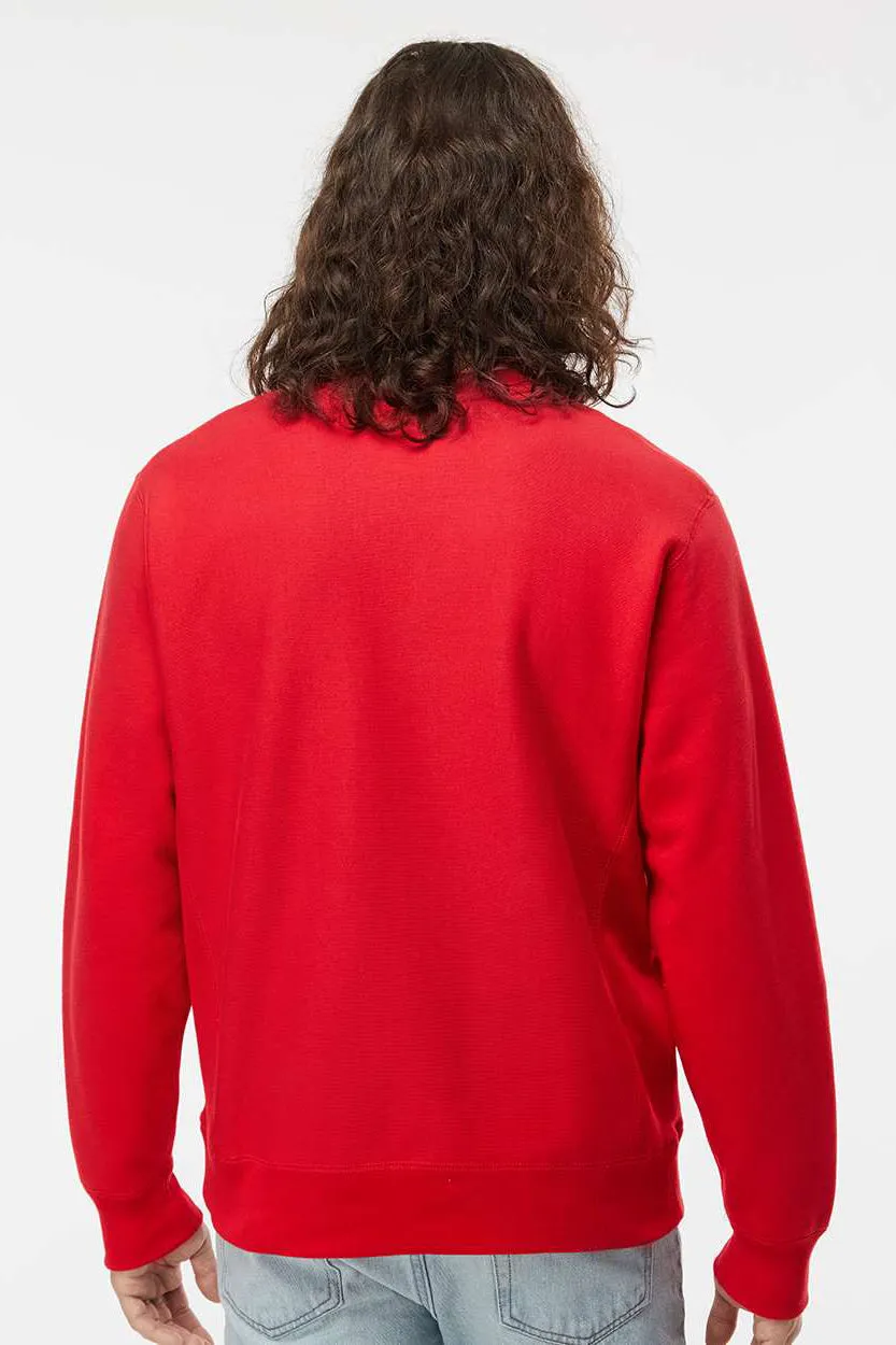 Independent Trading Company Herren Legend Crewneck Sweatshirt - Rot