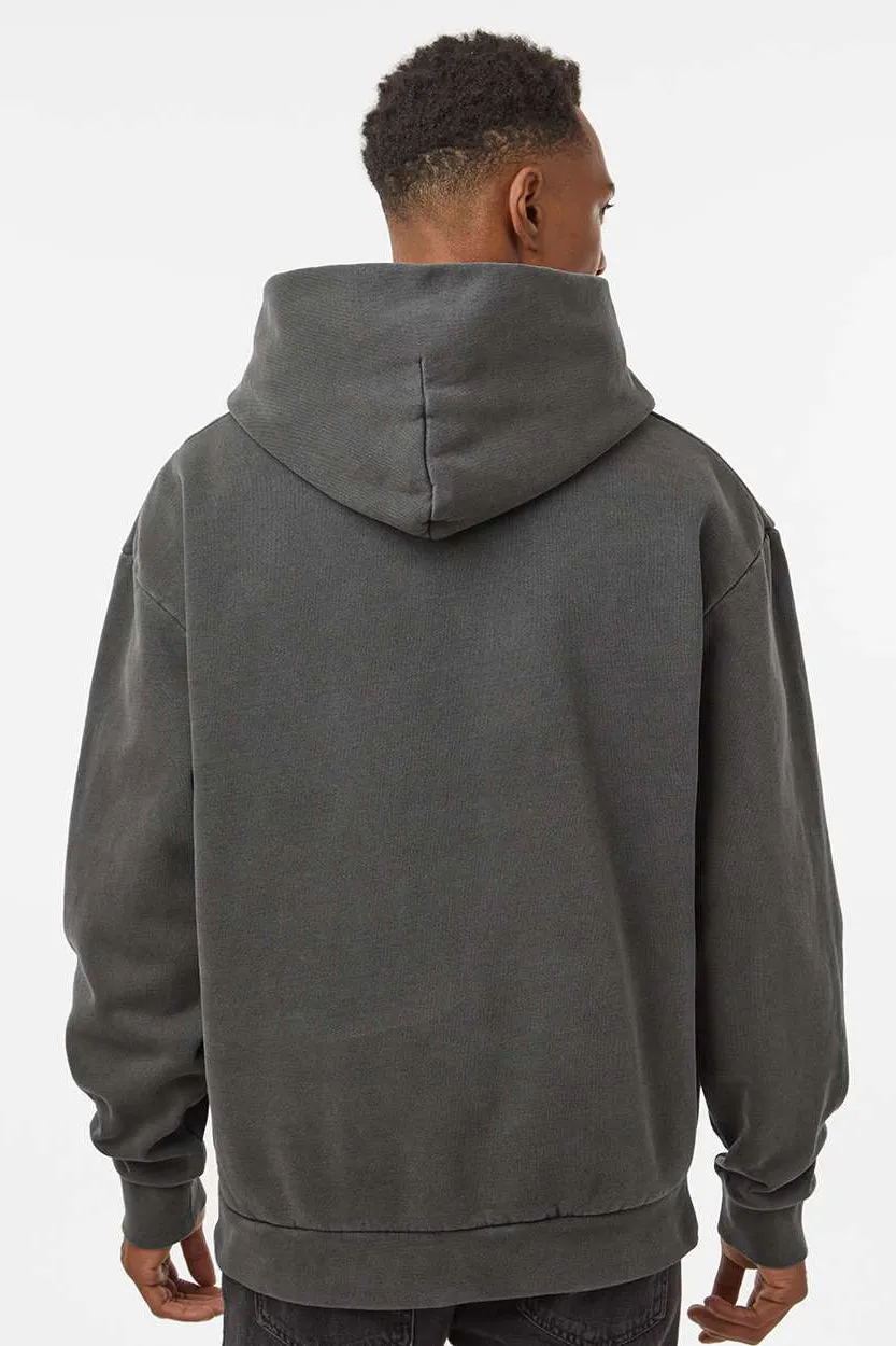 Independent Trading Company Herren Mainstreet Kapuzenpullover Hoodie mit Kangaroo-Tasche - Pigmentschwarz