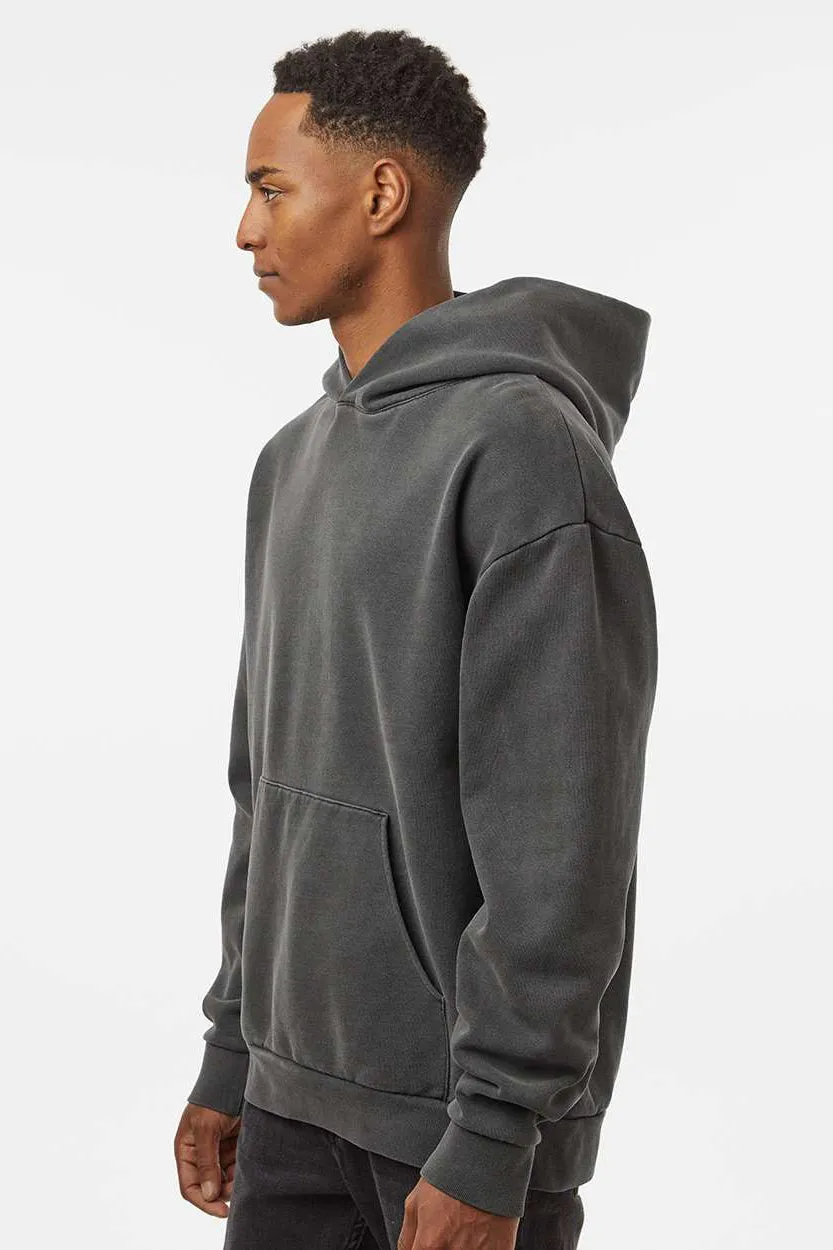 Independent Trading Company Herren Mainstreet Kapuzenpullover Hoodie mit Kangaroo-Tasche - Pigmentschwarz