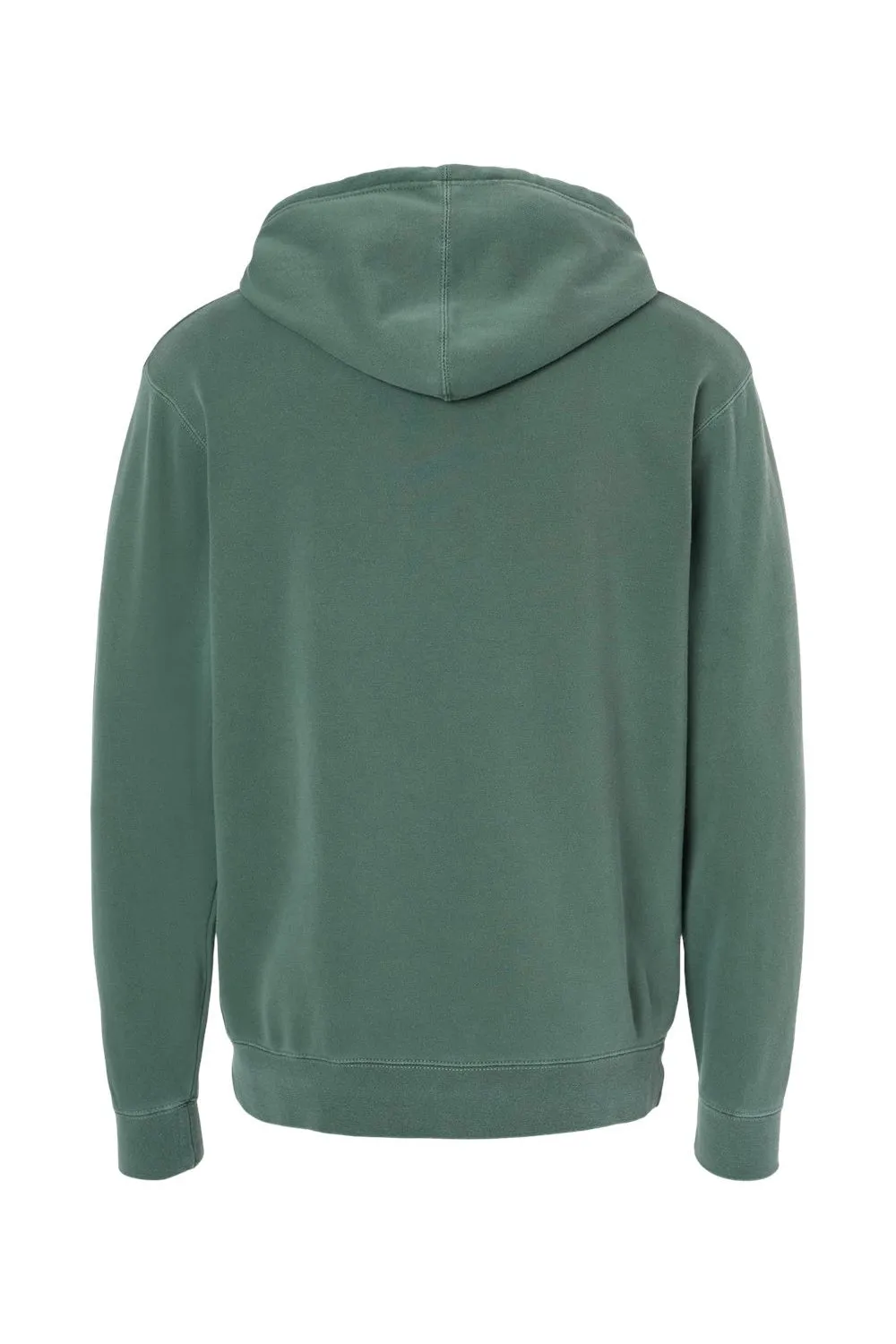Independent Trading Company Herren Pigmentgefärbte Kapuzenpullover Hoodie mit Kangaroo-Tasche - Alpingrün
