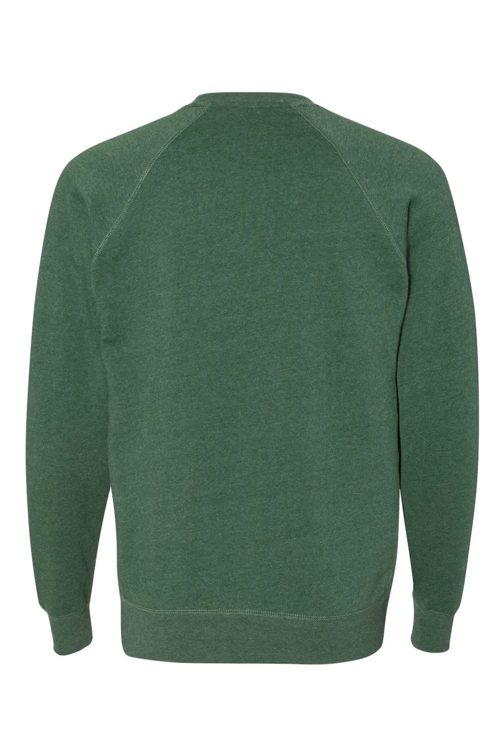 Independent Trading Company Herren Special Blend Crewneck Raglan Sweatshirt - Moosgrün