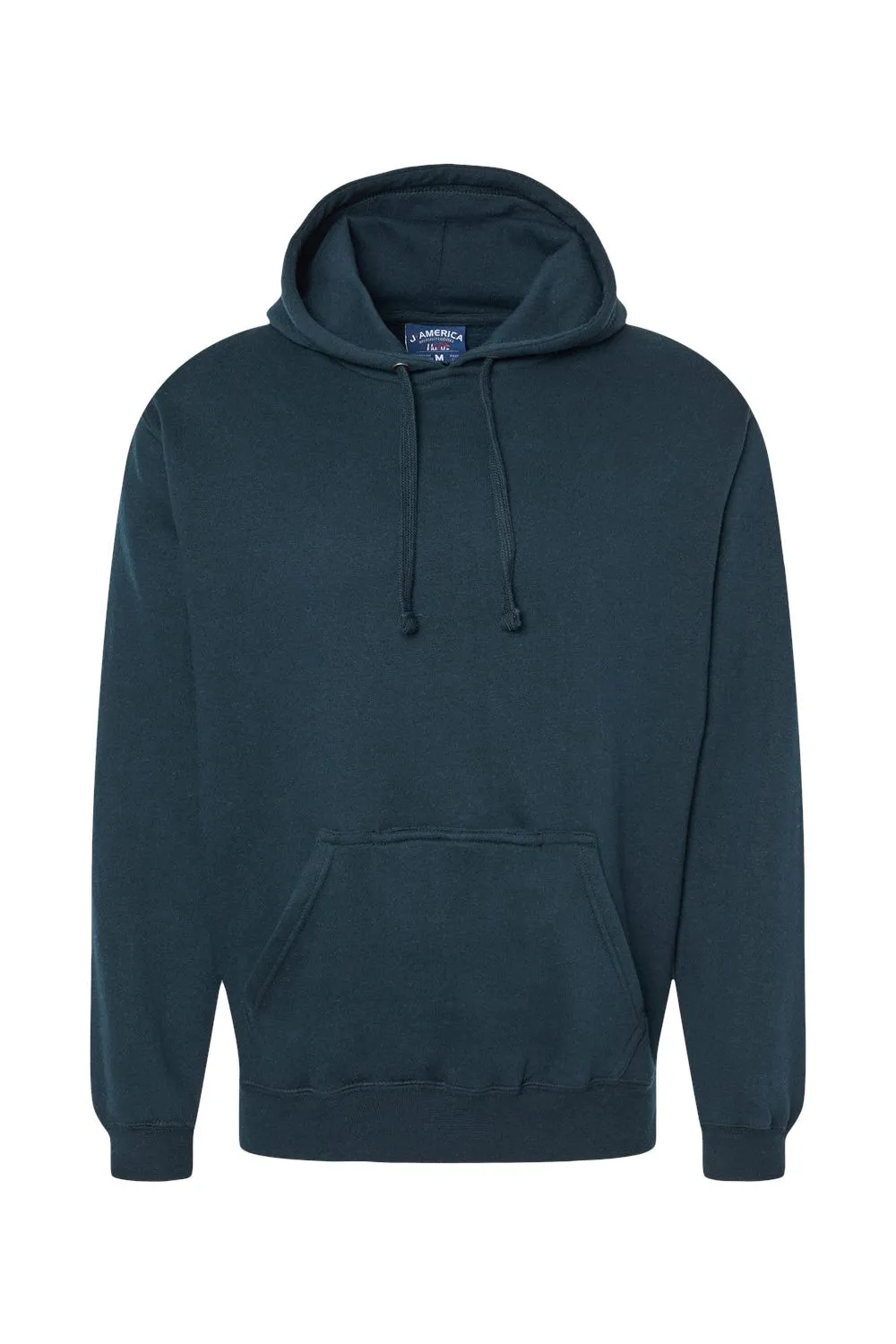 J America Herren Tailgate Fleece Kapuzenpullover mit Kangaroo-Tasche - Marineblau