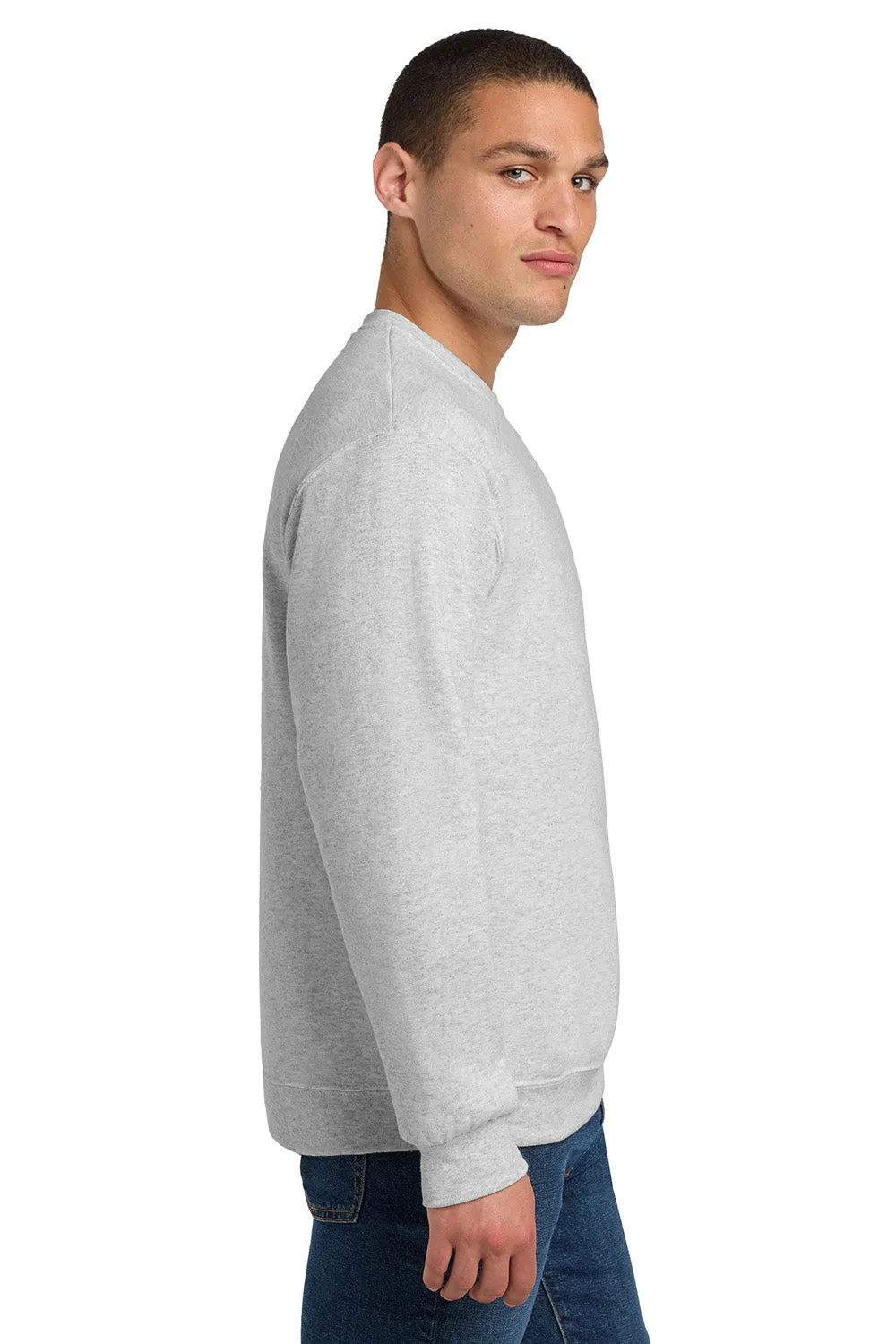 Jerzees Herren NuBlend Fleece Rundhalspullover - Aschgrau