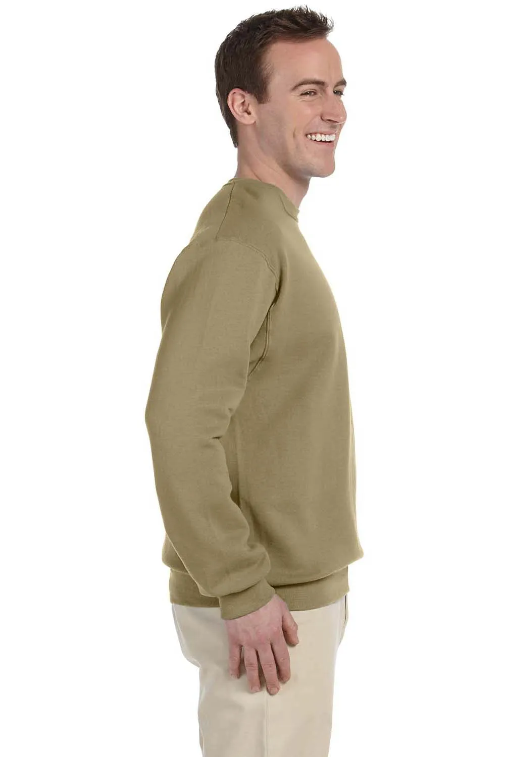 Jerzees Herren NuBlend Fleece Crewneck Sweatshirt - Khaki Braun