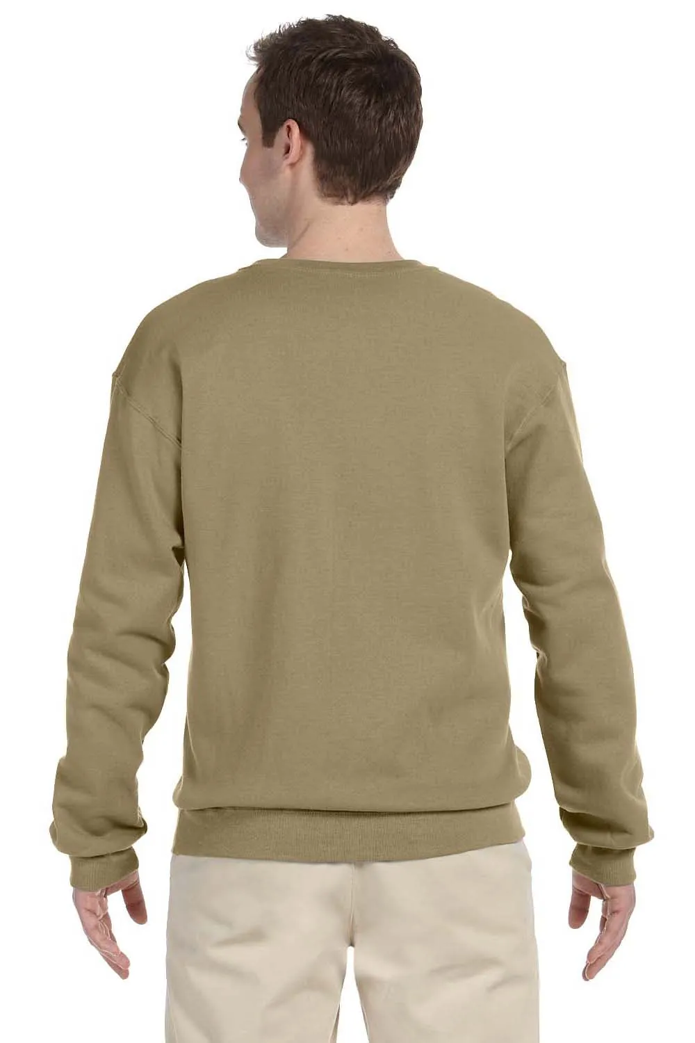 Jerzees Herren NuBlend Fleece Crewneck Sweatshirt - Khaki Braun