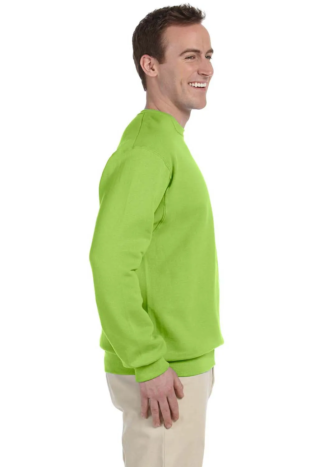 Jerzees Herren NuBlend Fleece Crewneck Sweatshirt - Neon Grün