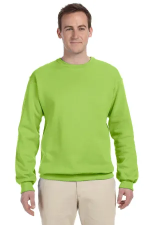 Jerzees Herren NuBlend Fleece Crewneck Sweatshirt - Neon Grün