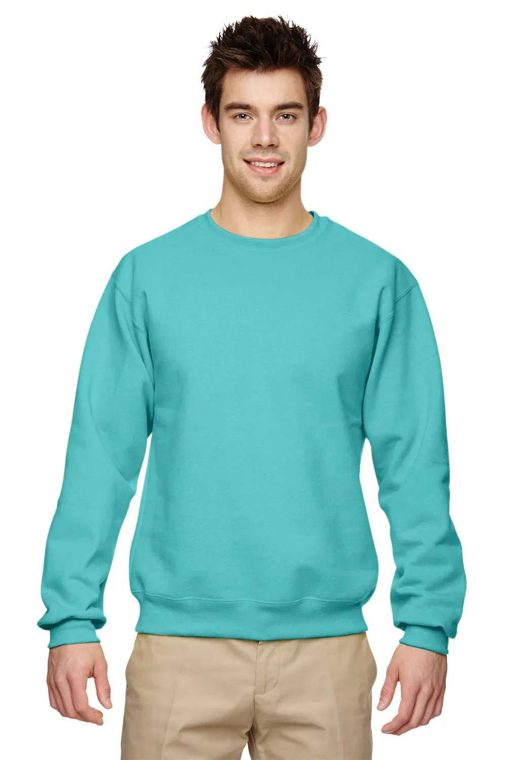 Jerzees Herren NuBlend Fleece Crewneck Sweatshirt - Taucherblau