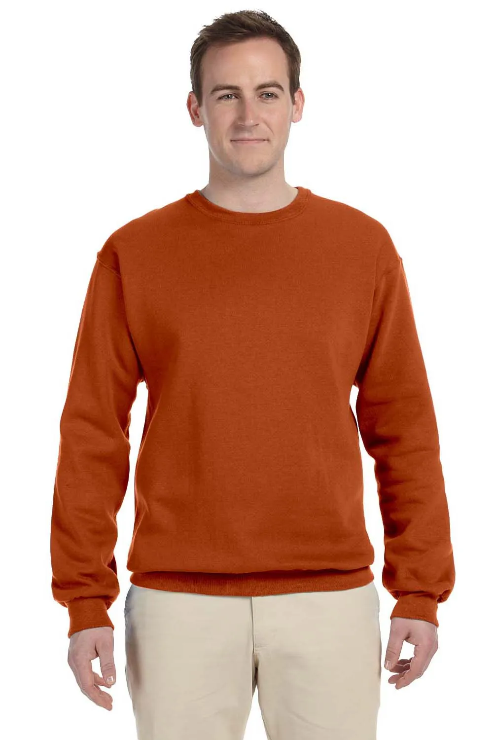 Jerzees Herren NuBlend Fleece Crewneck Sweatshirt - Texas Orange