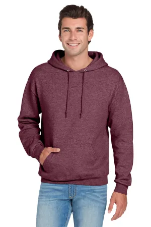 Jerzees Herren NuBlend Pilling-resistente Fleece Kapuzenpullover Hoodie mit Kangaroo-Tasche - Vintage Heather Kastanienbraun