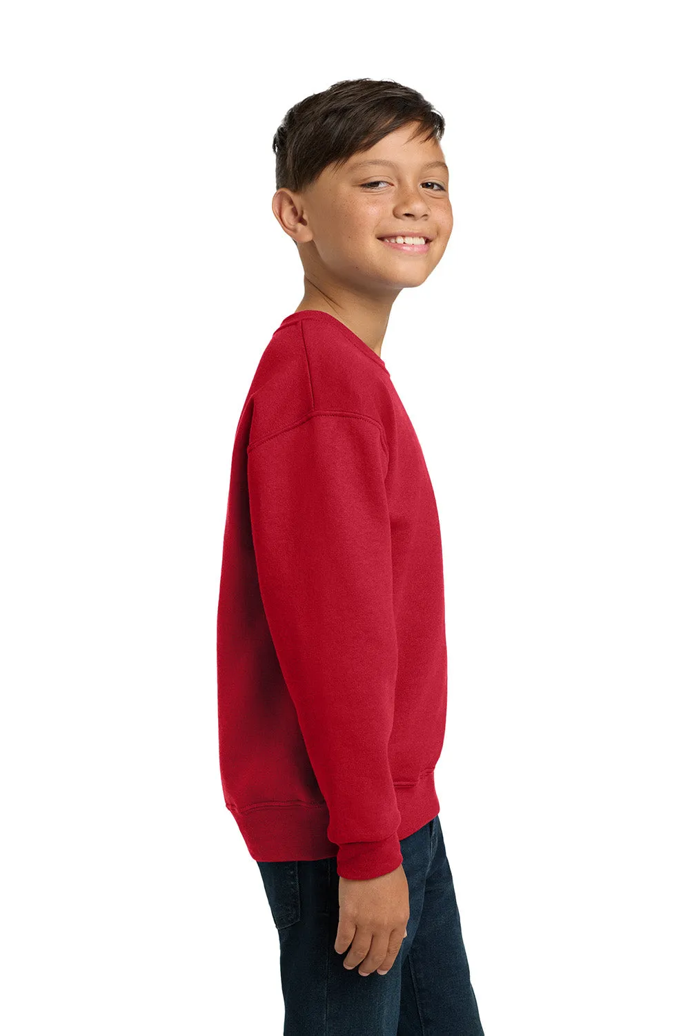 Jerzees Youth NuBlend Fleece Crewneck Sweatshirt - Echtes Rot
