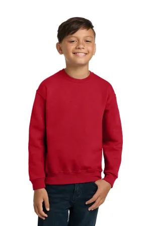 Jerzees Youth NuBlend Fleece Crewneck Sweatshirt - Echtes Rot