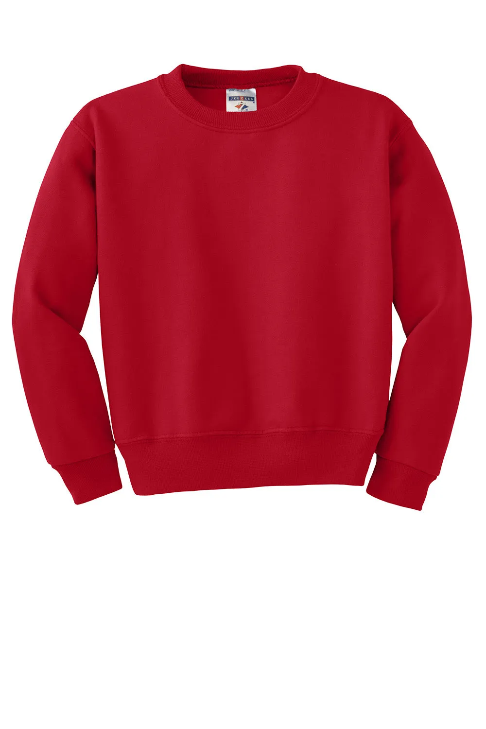 Jerzees Youth NuBlend Fleece Crewneck Sweatshirt - Echtes Rot