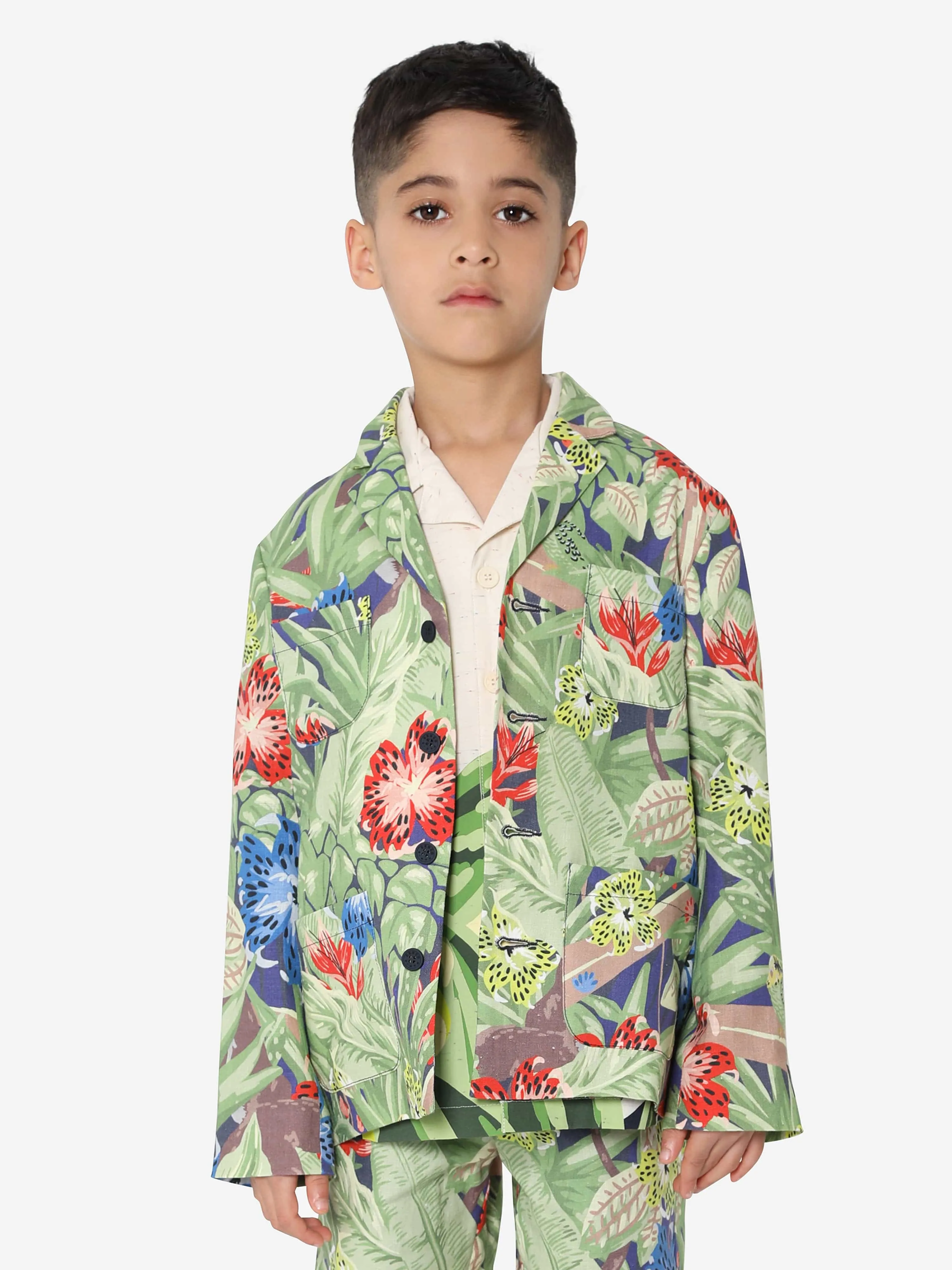 KENZO Jungen Varsity Jacke in Marineblau