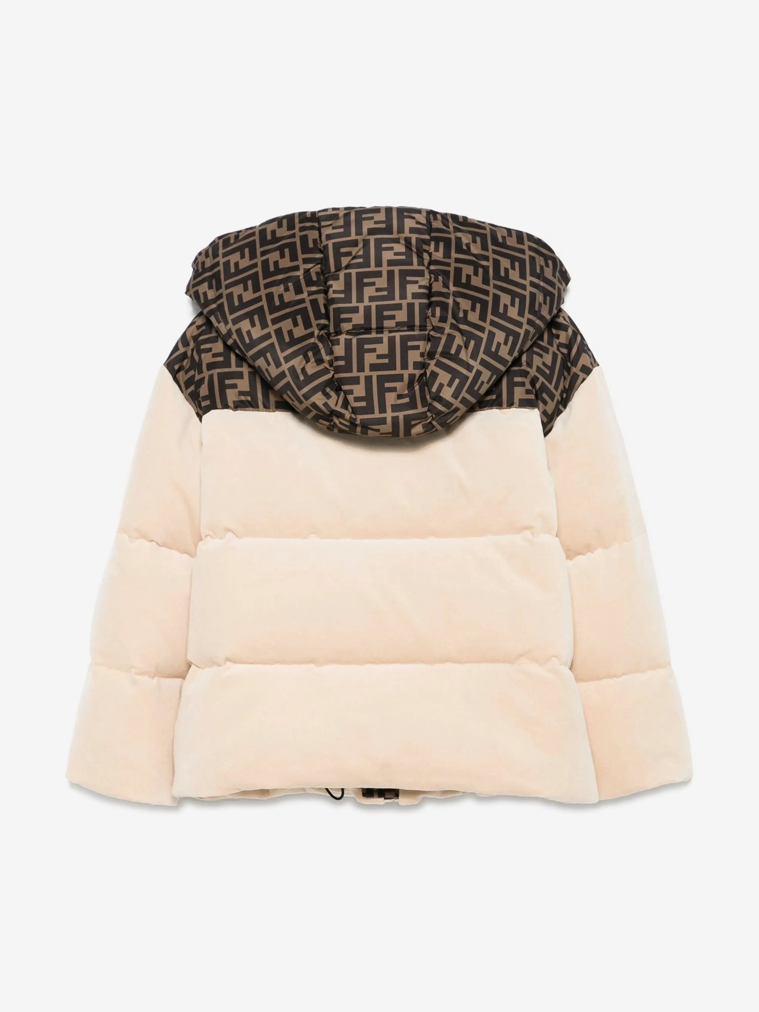 Kinder Daunen gefütterte Steppjacke in Beige