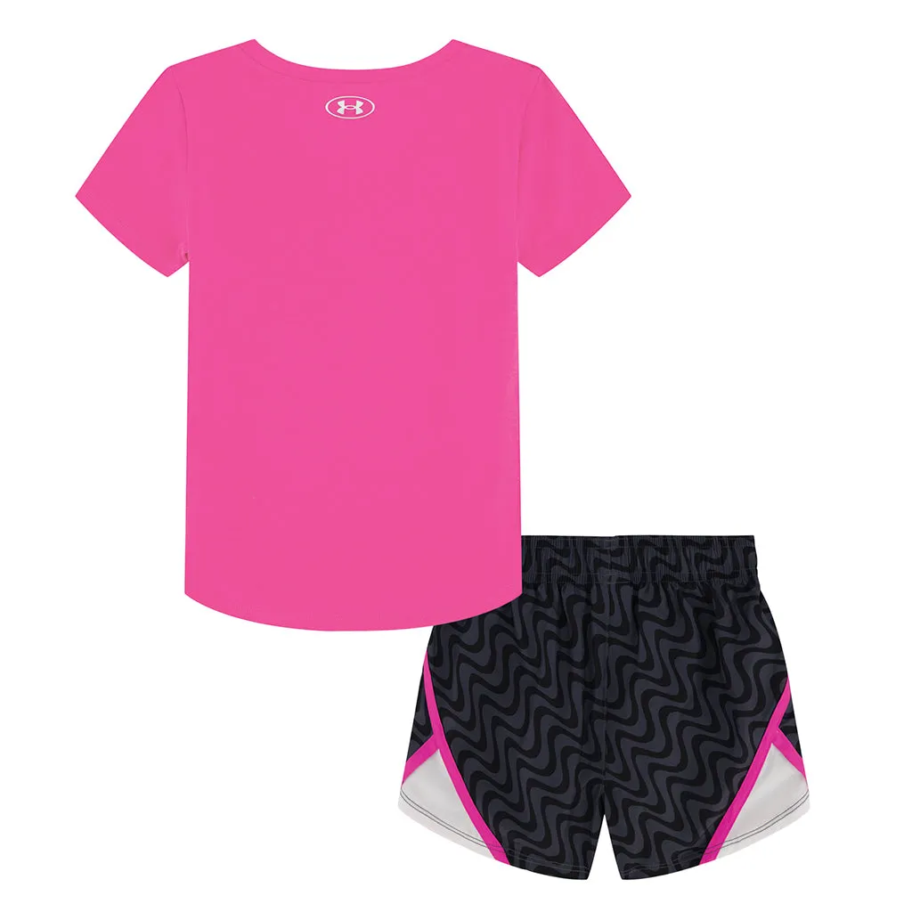 Under Armour Woven Kurzarm-Set für Kinder Under Armour Kleidung