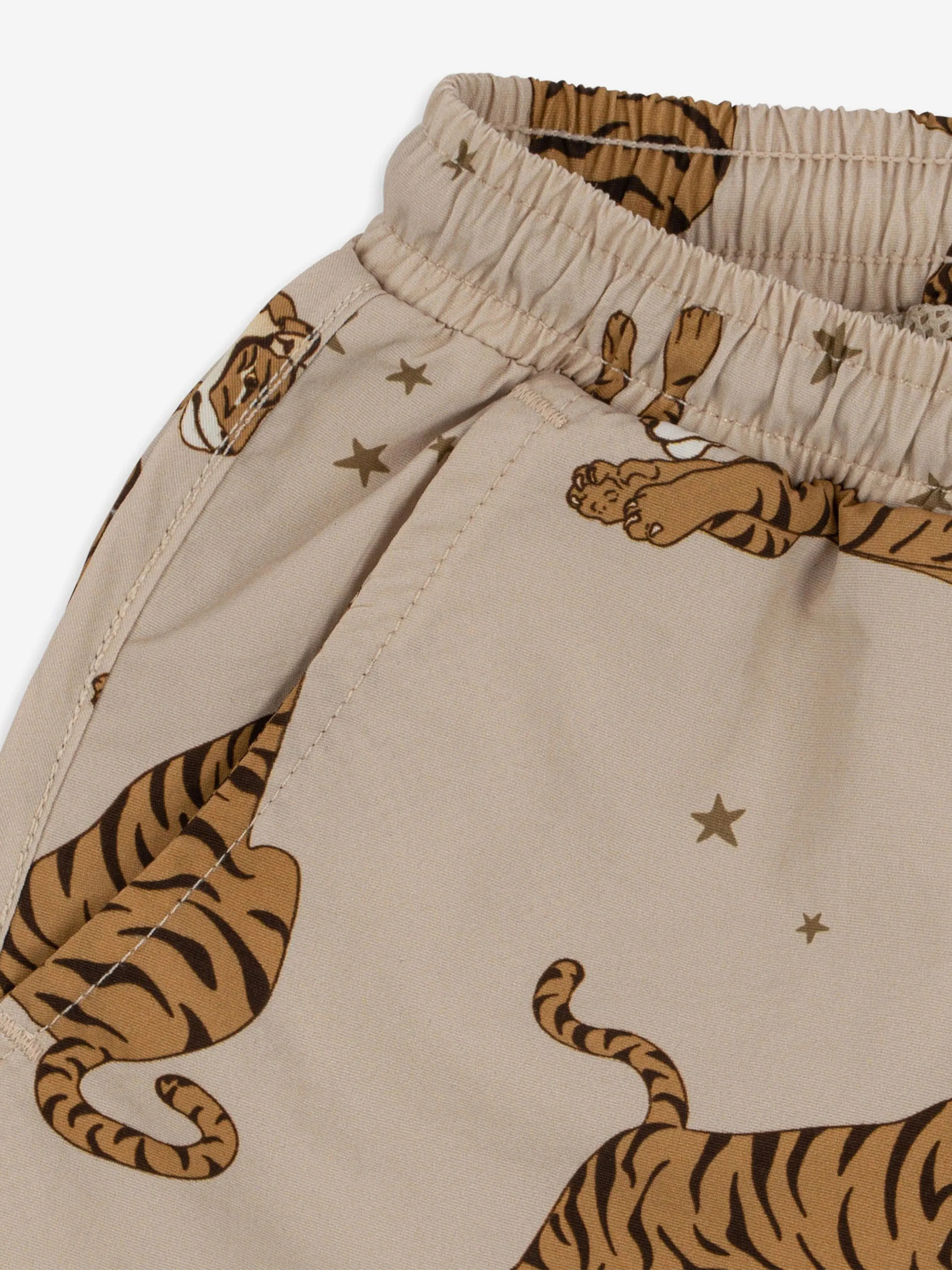 Konges Sløjd Jungen Asnou Tiger Badehose in Beige