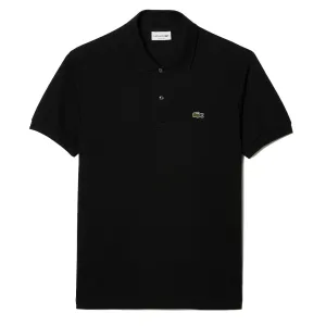 Lacoste Original S/S L.12.12 Petit Piqué Baumwoll-Polohemd Schwarz