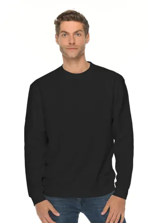 Lane Seven Herren Premium Rundhalspullover - Schwarz