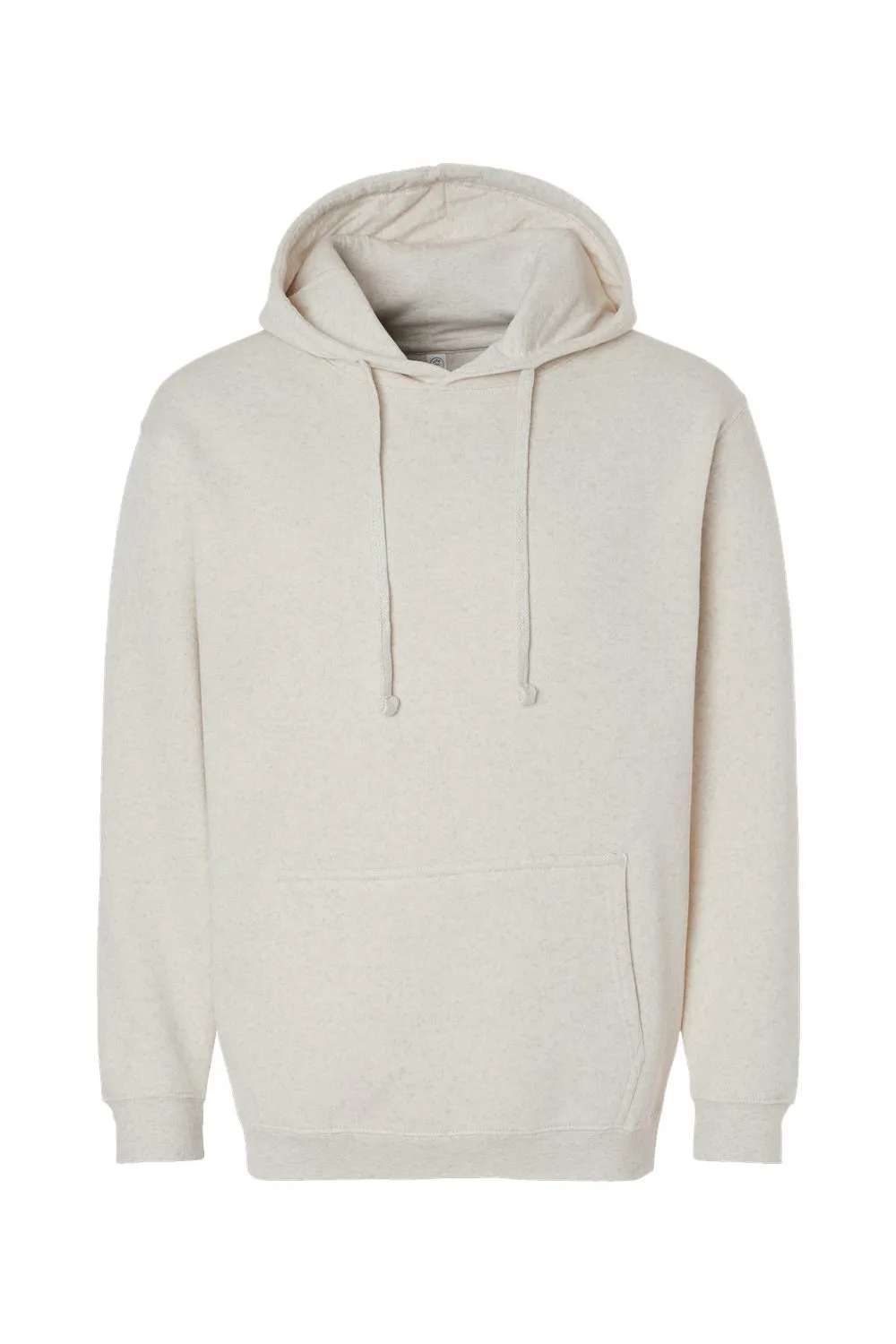 LAT Herren Premium Fleece Basic Kapuzenpullover mit Kangaroo-Tasche - Heather Natur