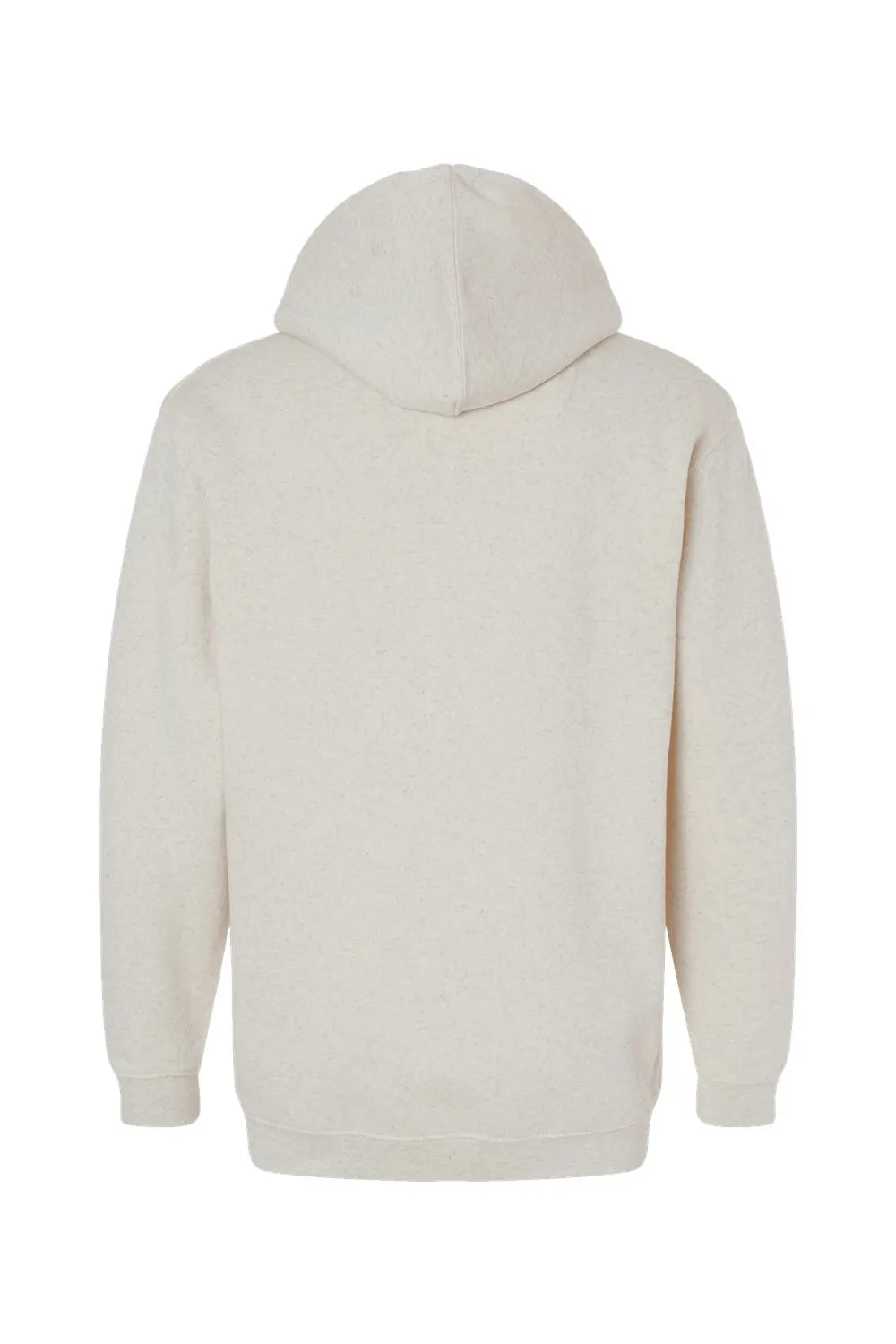 LAT Herren Premium Fleece Basic Kapuzenpullover mit Kangaroo-Tasche - Heather Natur