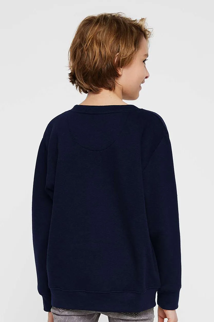 LAT Youth Elevated Fleece Crewneck Sweatshirt - Marineblau