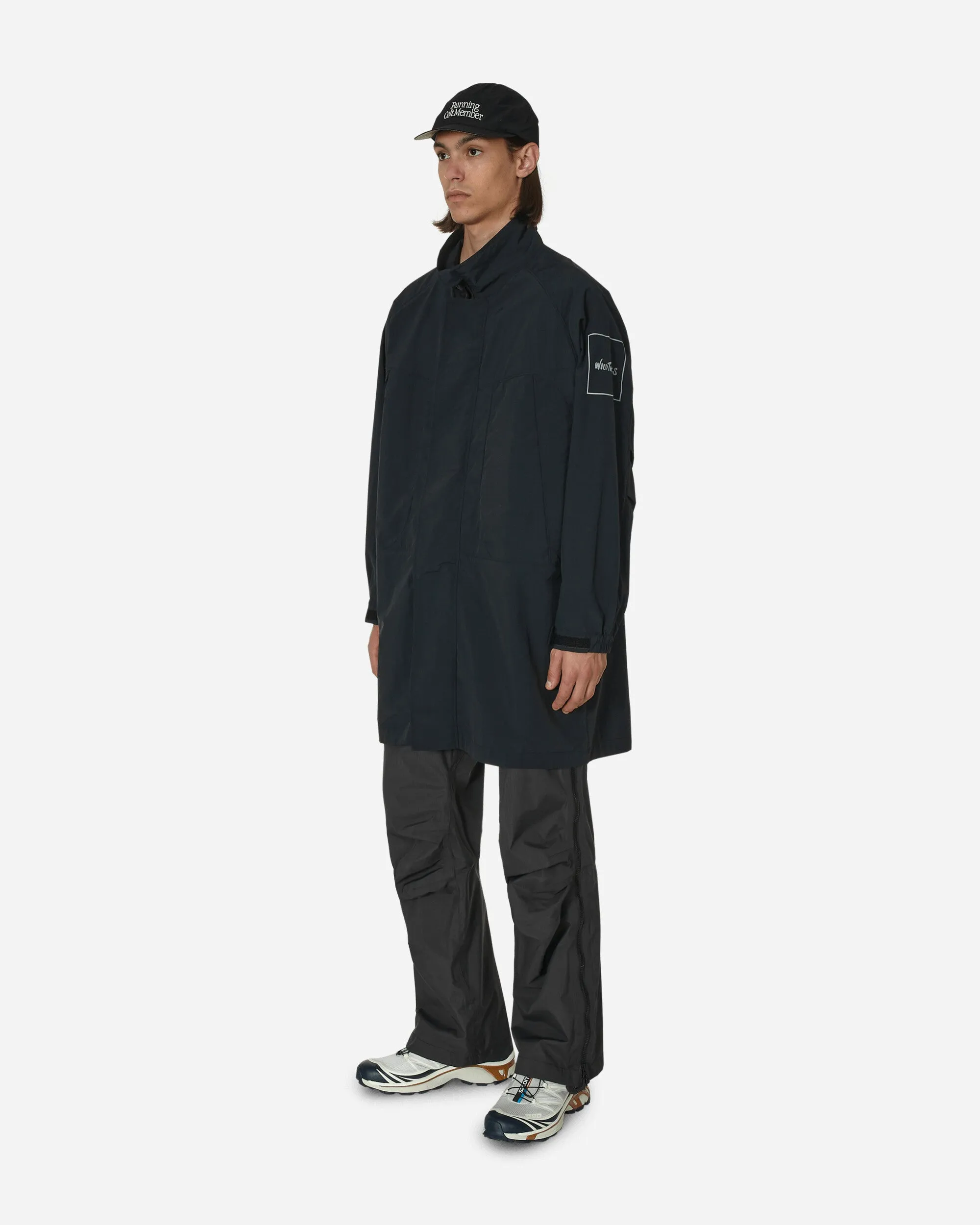 Leichte Monster Parka Schwarz